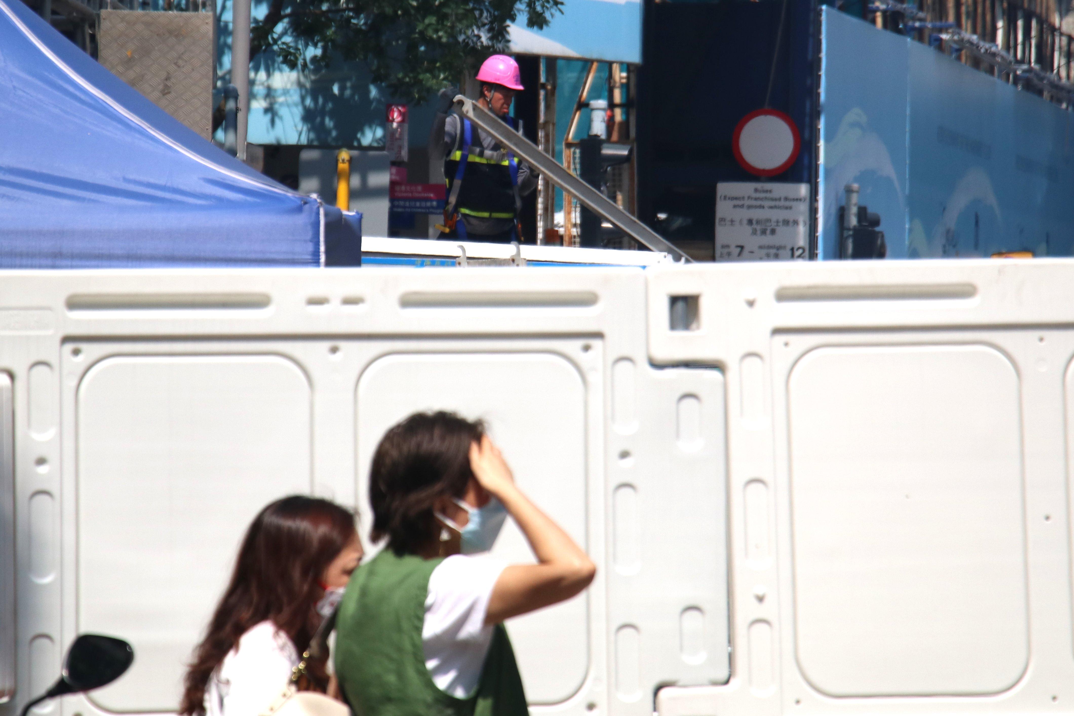 尖沙咀 黃色工作暑熱警告