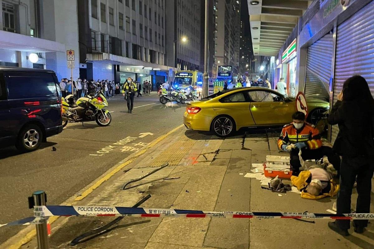 新蒲崗大有街2021年除夕夜發生奪命車禍。(資料圖片／網上圖片)