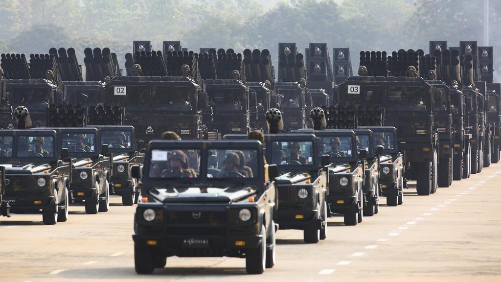 聯合國報告指緬甸軍事政變後進口約10億美元軍備。(美聯社)