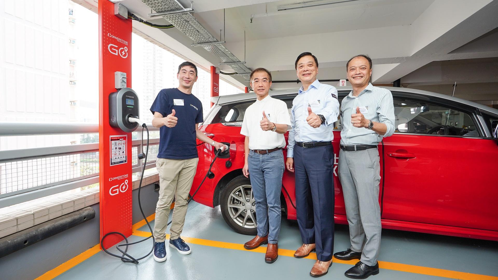 綠色運輸丨促進電動車普及化 基石科技夥領展、Lalamove牽頭 推電動車租賃 充電 泊車一條龍 助物流業轉型