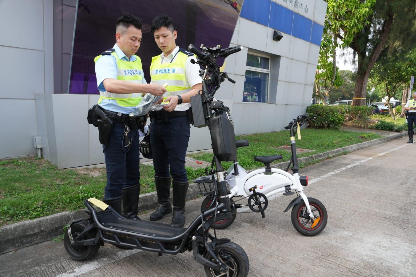 警打擊非法電動車 拘捕11人