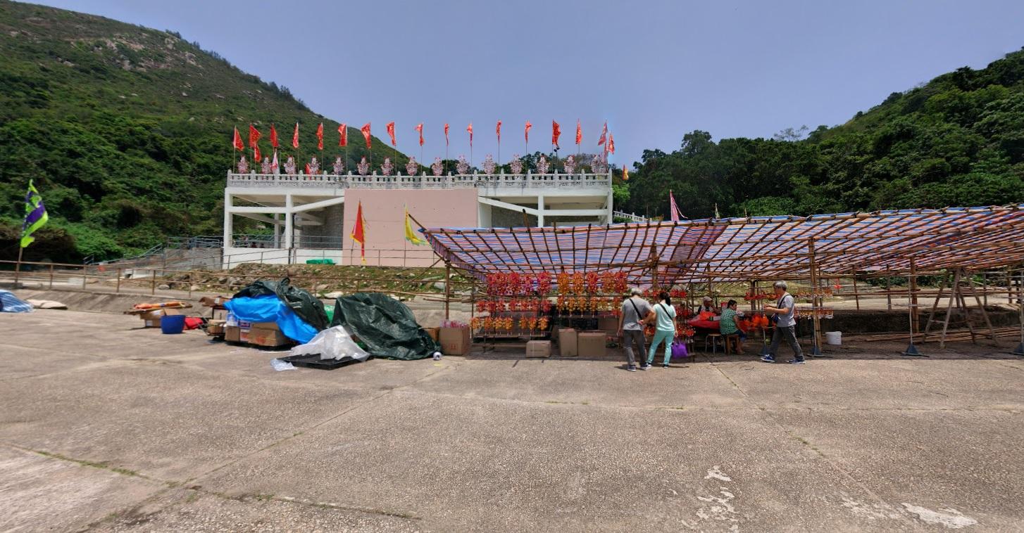 全港最老天后古廟香燭攤檔無故起火 警到西貢調查