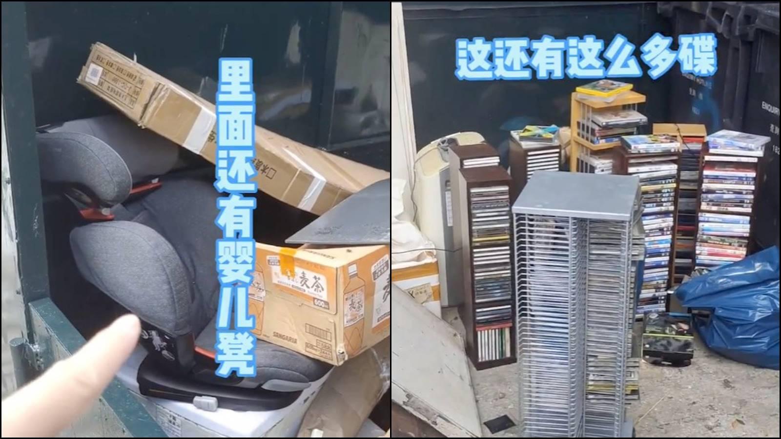 網上熱話｜內地男教清水灣「富人區」執垃圾日賺1500蚊　網民：丟架