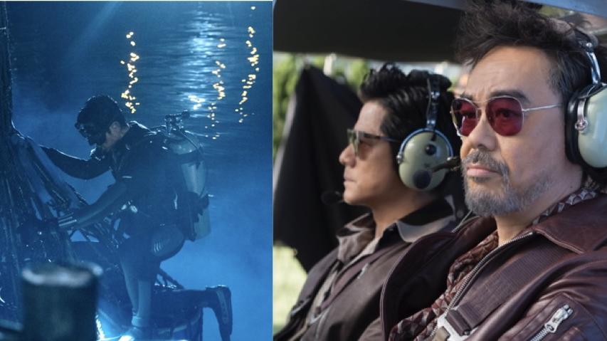 掃毒3｜郭富城潛水吊威也拍海底戲 孖劉青雲穿皮褸抵受40度高溫揸飛機