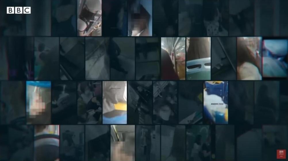 BBC調查小組以臥底方式揭露一個在網上販售「癡漢」偷拍影片的不法集團。(互聯網)