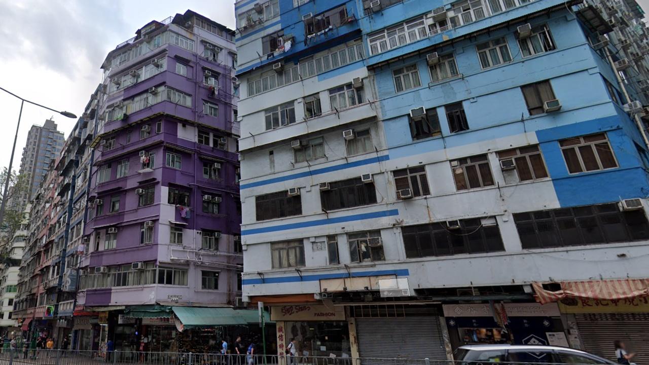 土瓜灣疑有單位冷氣機起火，數十住客黃雨下疏散。(Google Map)