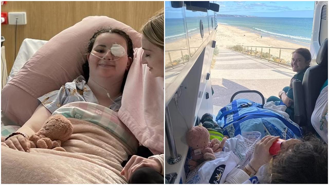 澳洲最年輕案例，23歲女將安樂死，醫護協助到海灘圓最後願望。(網上圖片)