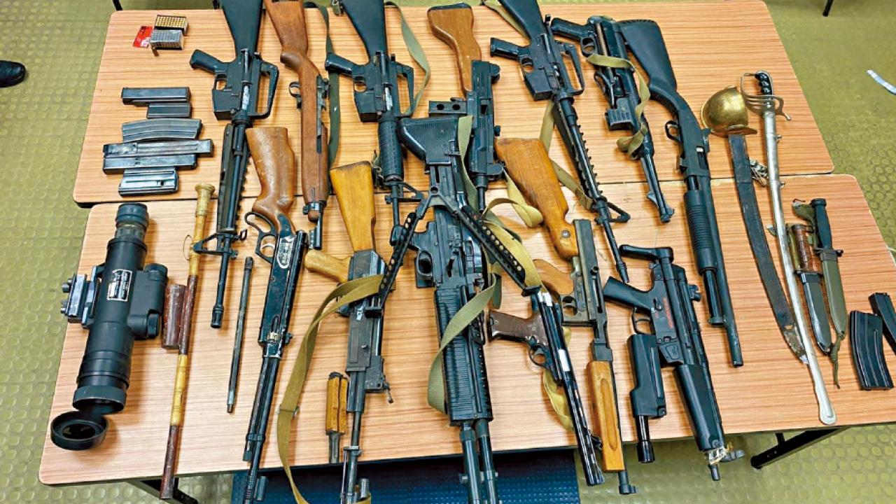 旺角發現氣槍及子彈 3漢被捕涉槍主兒