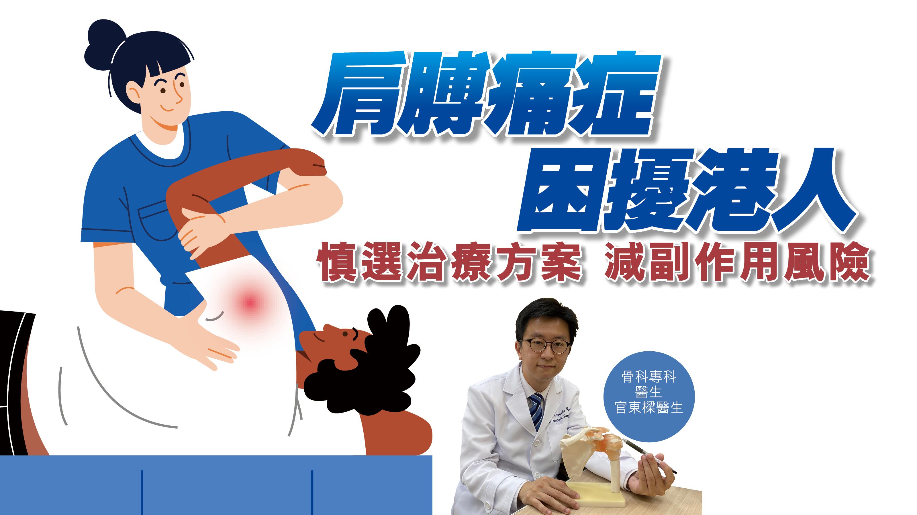 【健康解碼】肩膊痛症困擾港人 慎選治療方案 減副作用風險
