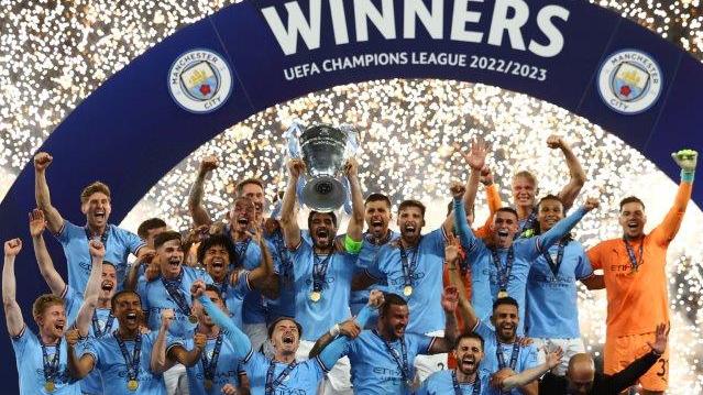 曼城首奪歐聯冠軍