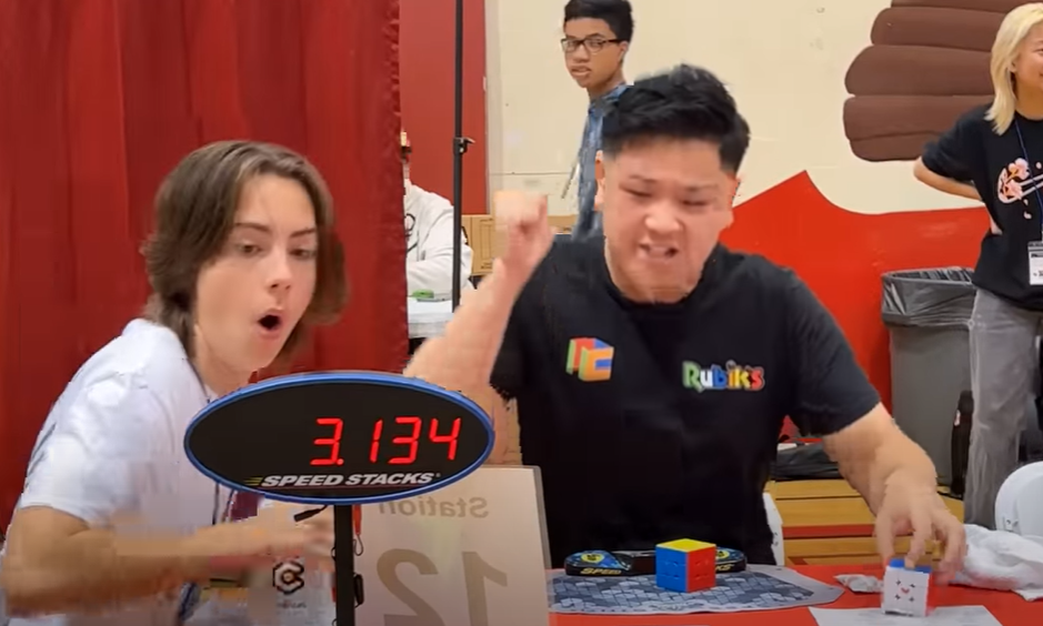 Max Park創出佳績一刻。(互聯網)