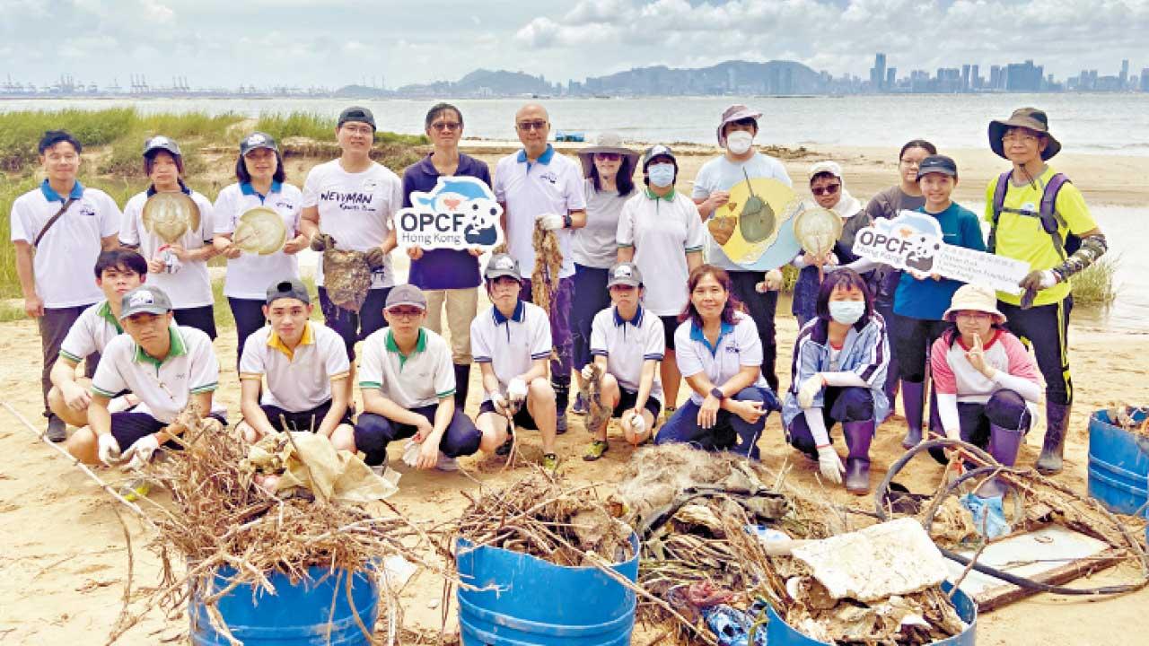 推馬蹄蟹校園保母計劃 海洋公園保育基金盼加強保育意識 