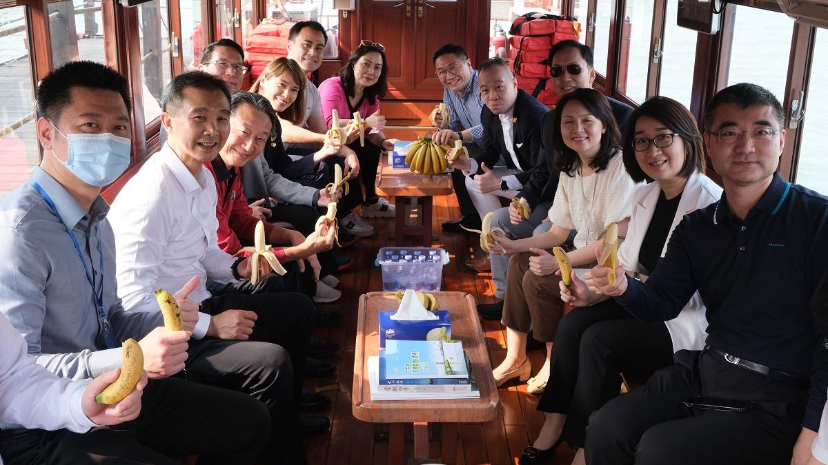 立法會全體議員再獲邀到內地考察，圖為今年4月立法會議員訪問大灣區城市。(資料圖片／羅庸軒攝)