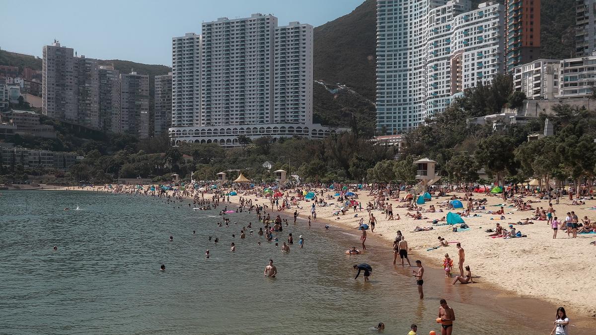 淺水灣泳灘。(資料圖片)