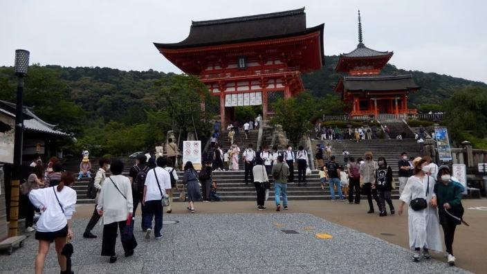 京都旅遊熱點清水寺。(資料圖片)