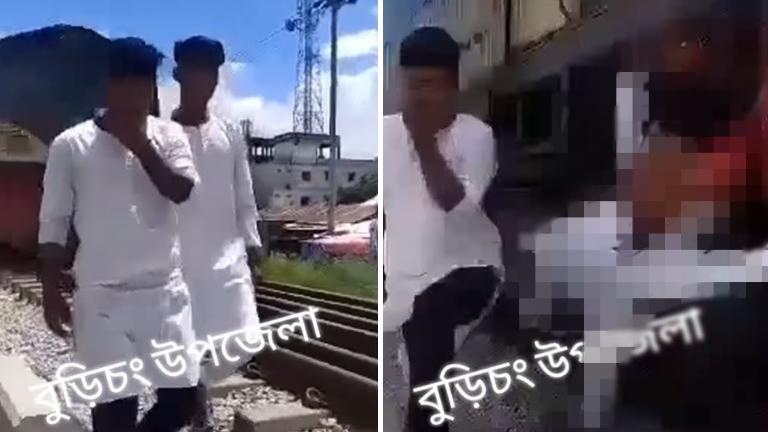 Mahbub與友人在路軌旁拍TikTok片，被高速駛至的列車撞死。(互聯網)