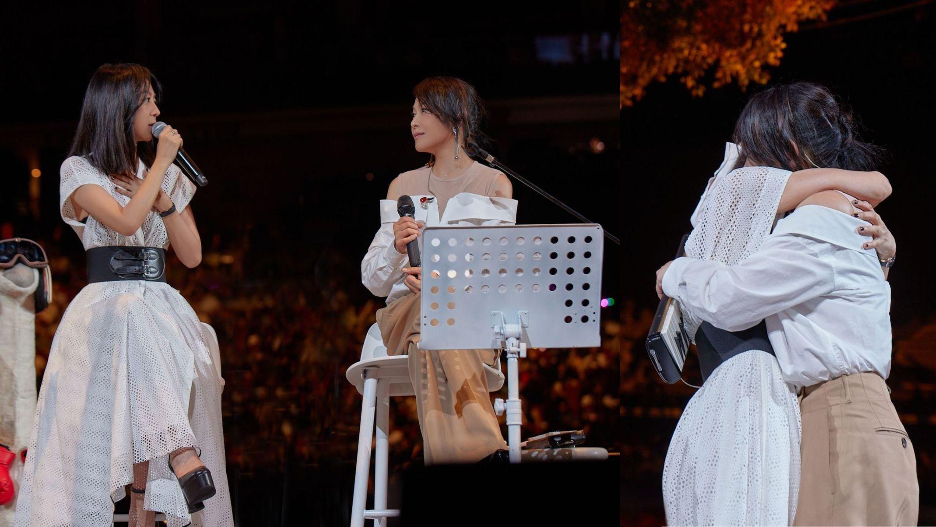 陳綺貞遭舊愛指控「假面女神」灑淚站台 驚喜現身劉若英廣州個唱