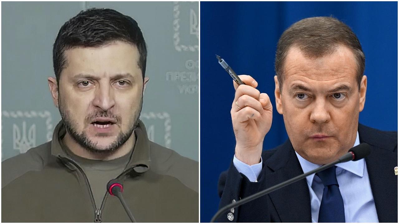 澤連斯基：戰爭逐漸回到俄土地，梅德韋傑夫警告俄國一旦失領土將用核武。(資料圖片)