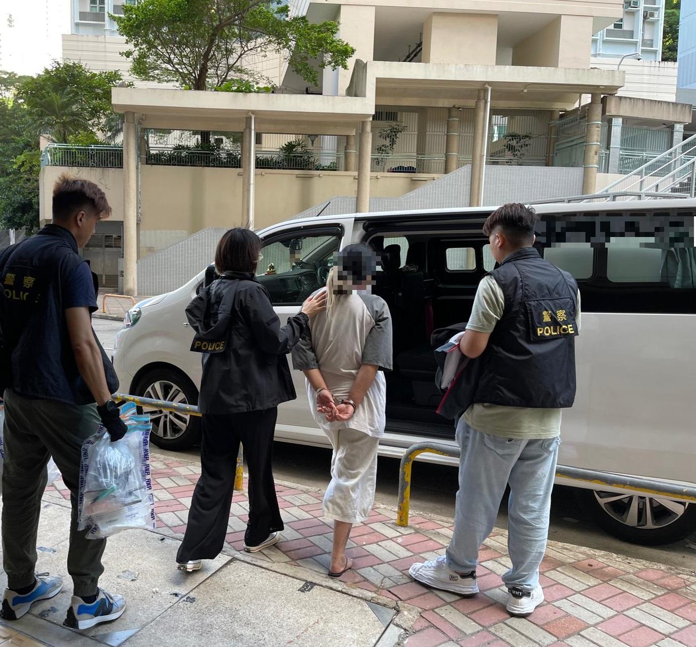 雷霆2023｜警搜大窩口邨一單位　檢市值163萬毒品拘36歲女