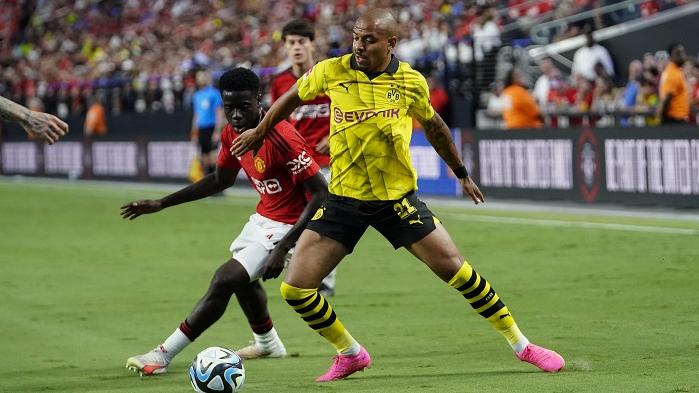 曼聯在美國的熱身賽，2:3不敵多蒙特。(路透社)