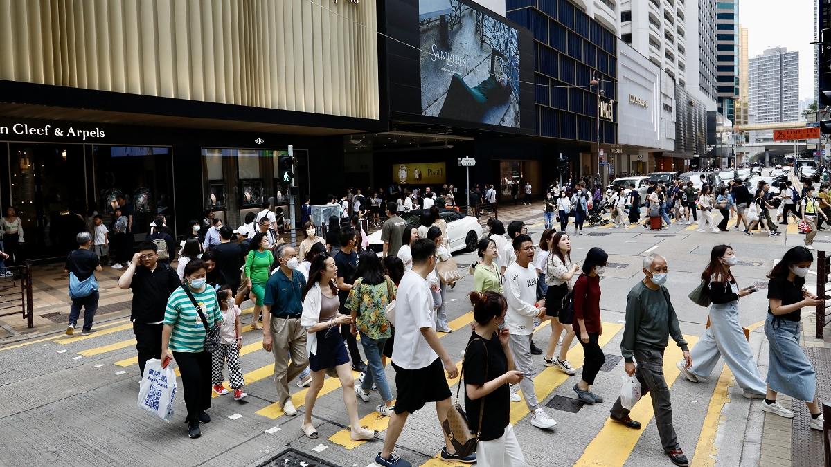 兩名司機在廣東道發生爭執。(資料圖片)