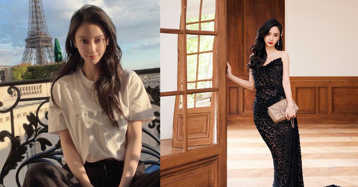 Angelababy巴黎相出現門框變形 本尊分享照片認有p圖