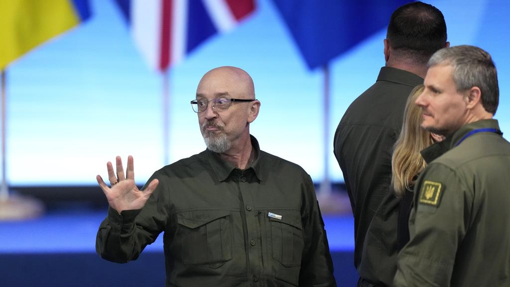 烏克蘭國防部長列茲尼科夫期望明年加入北約。(美聯社)