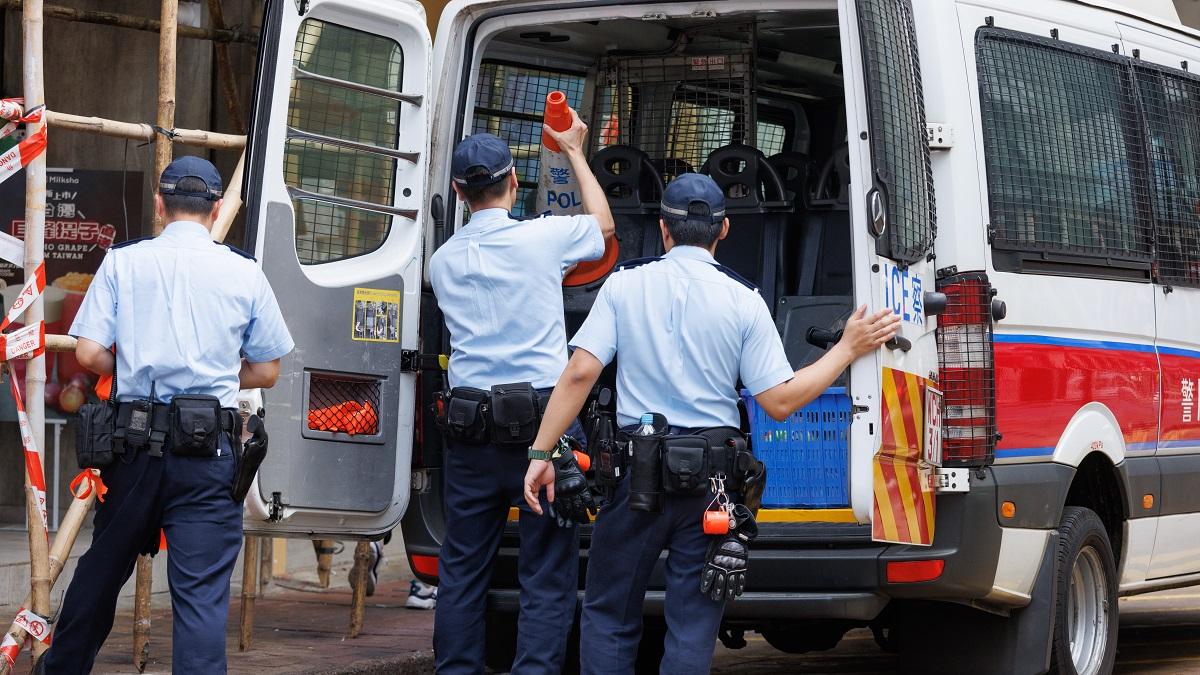 已通過遴選程序的128名內地港生，最快7月31日可獲聘為警員。(資料圖片／蘇文傑攝)