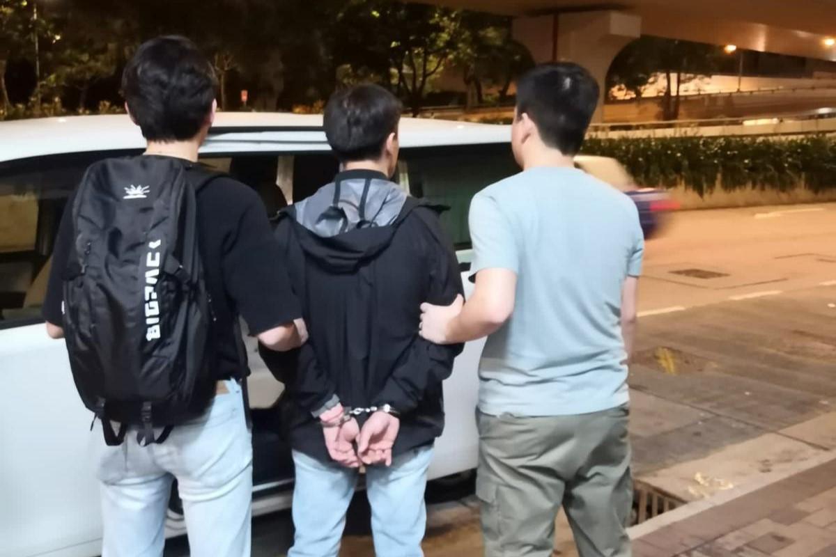 警方在接報的同一日成功拘捕涉案疑犯。(警方提供)