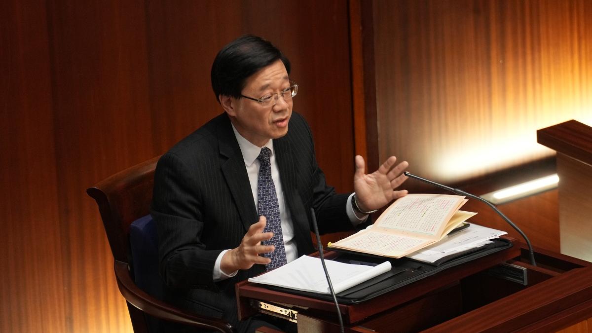 李家超形容，做公共政策很多時是不討好的過程。(資料圖片／陳奕釗攝)