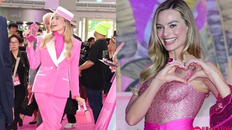 瑪歌羅比首爾宣傳《芭比》粉絲合唱賀生日