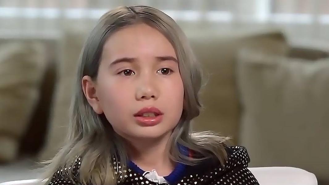 14歲網紅Lil Tay「死後」24小時突然「翻生」，稱帳號被盜。(網上圖片)