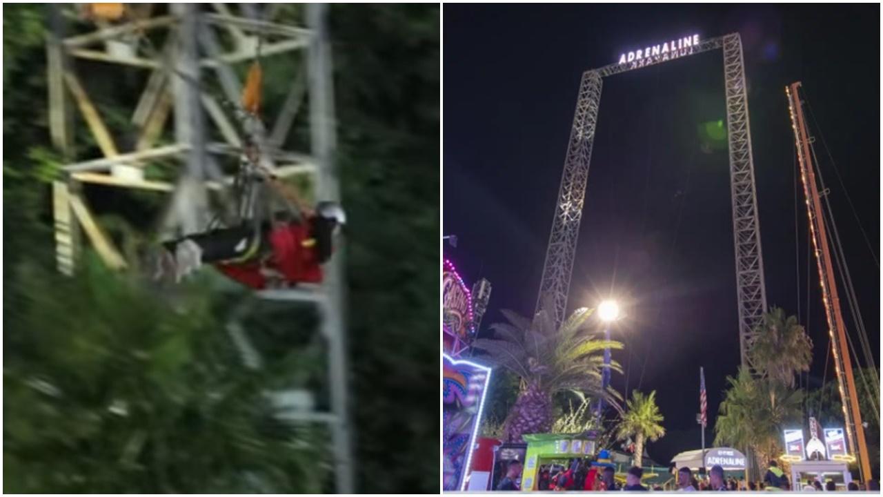 18層樓高盪韆鞦，少年以時速110公里撞金屬架當場死亡。