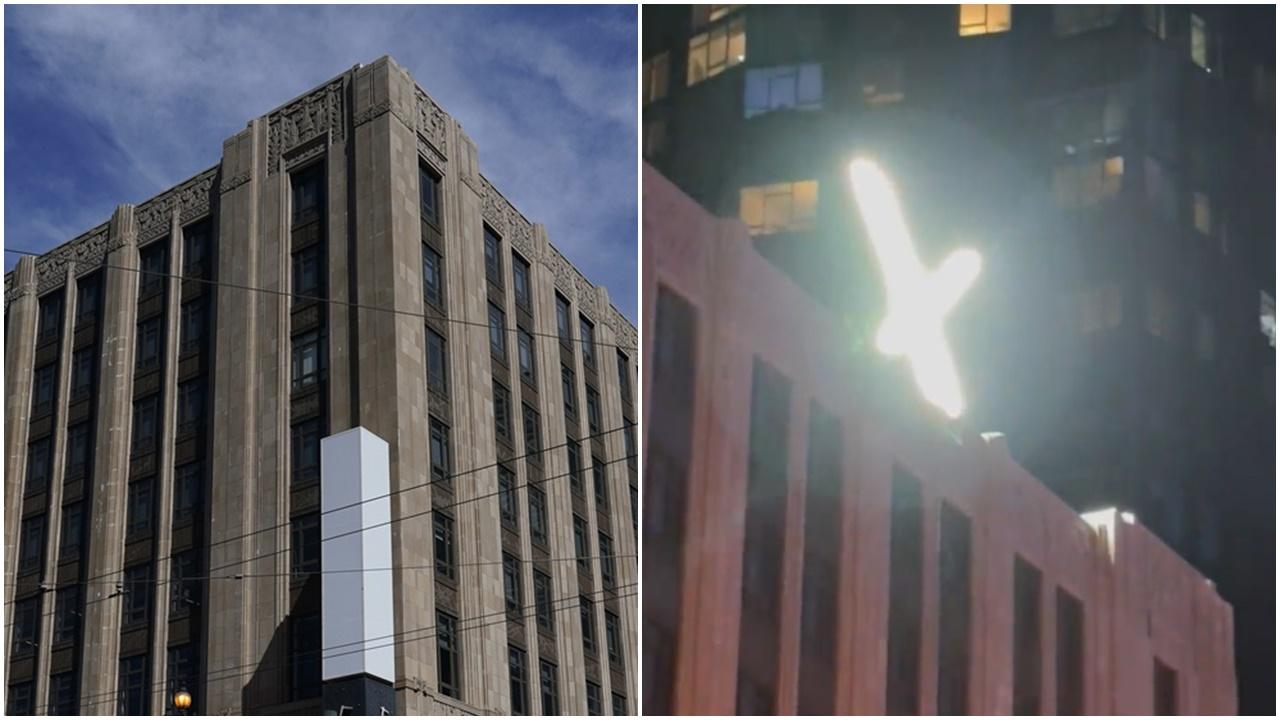 三藩市總部移除巨型X燈牌，周未接24宗光害投訴。