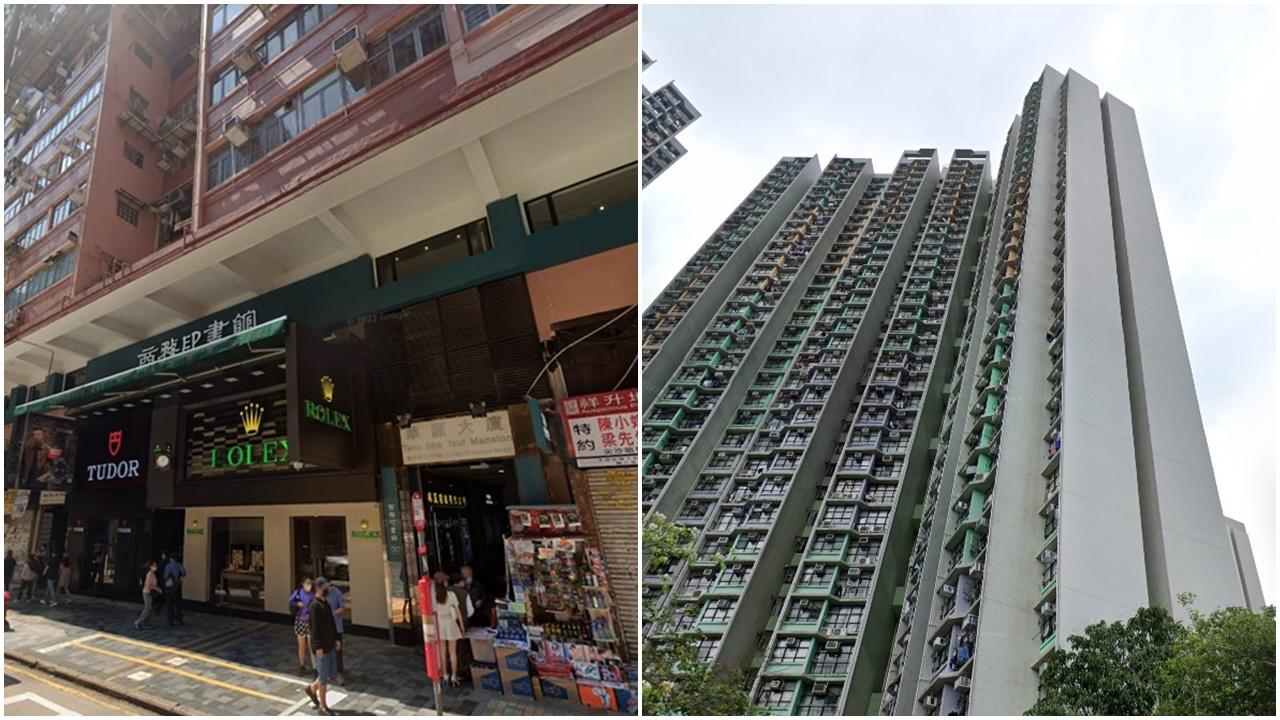 尖沙咀及天水圍分別有2男子墮樓身亡。