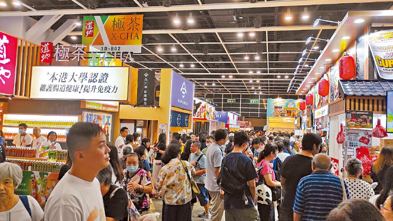 美食博覽今煞科 銷情有高低 熟食檔大旺 凍肉商預告劈價