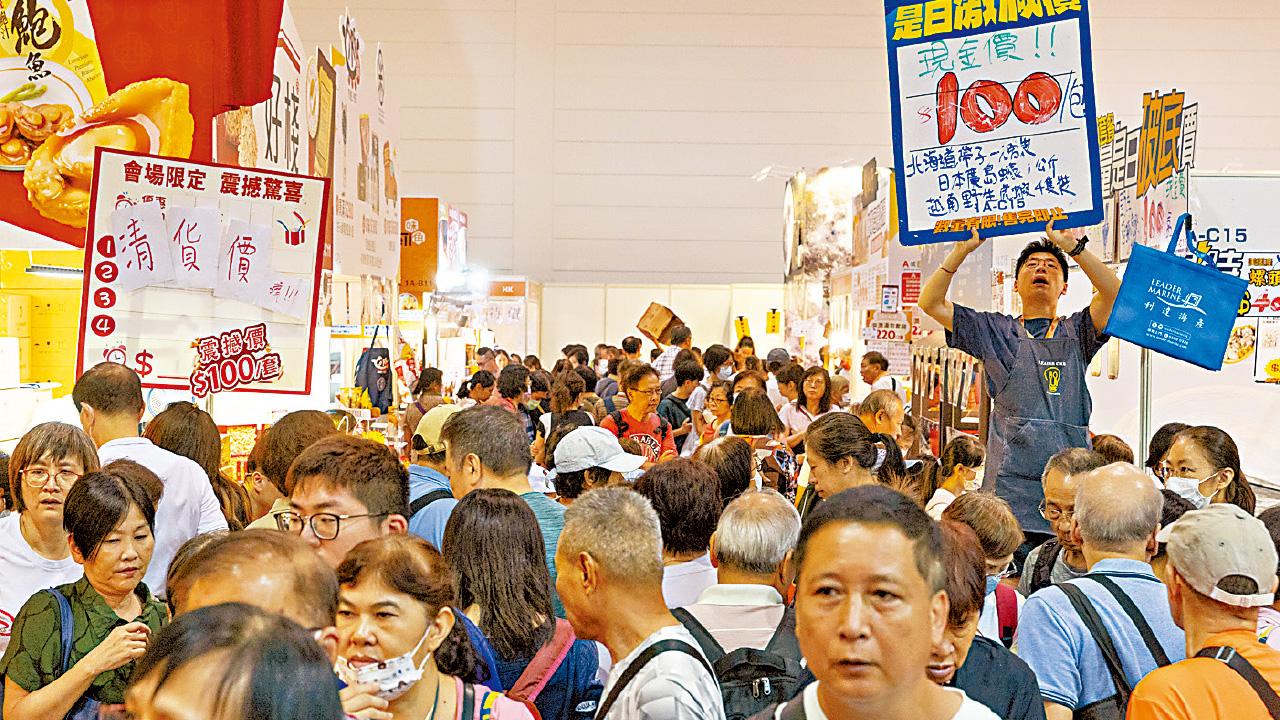 5天美食博覽 人均消費1500元增8% 48萬人次入場超2019年