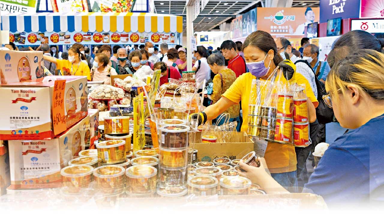 美食博覽恢復試食帶旺氣氛  豪客︰買到唔知用咗幾多錢