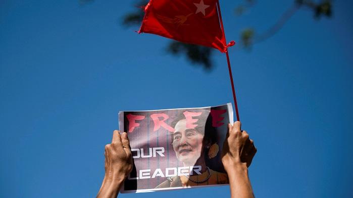 緬甸赦免昂山素姬個別指控。(路透社)