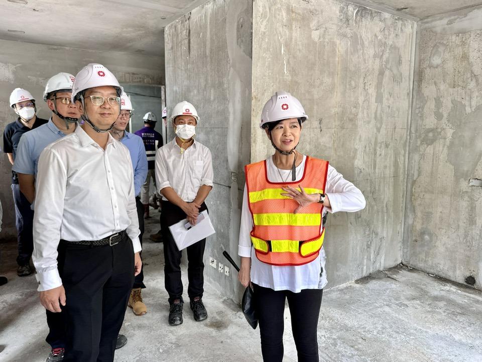 何永賢日前落地盤視察。(何永賢FB)