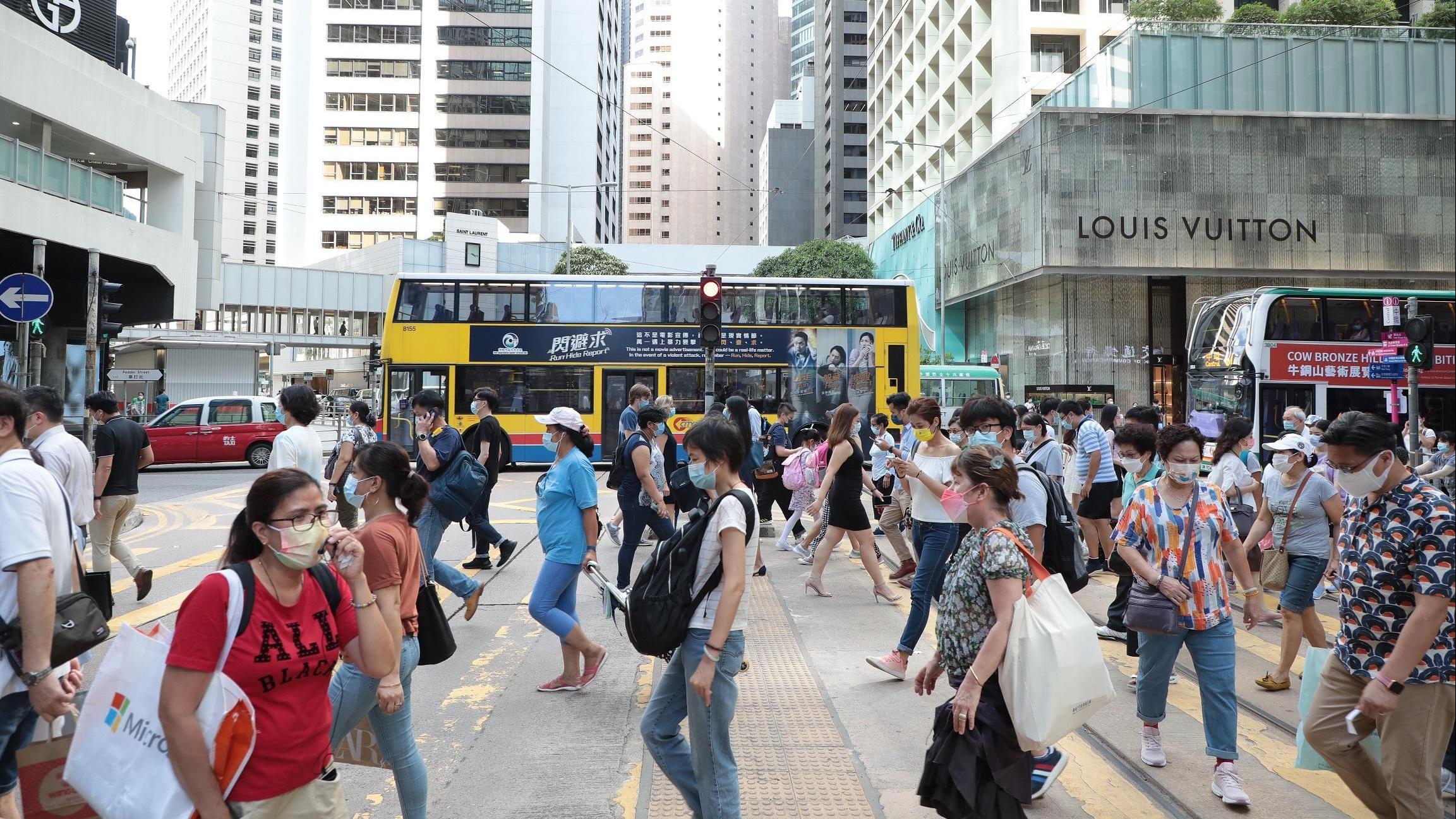 香港年中人口的臨時數字為749.8萬人，按年增加逾15萬人。(資料圖片)