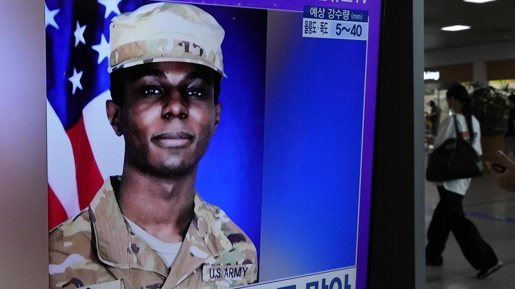 美國士兵特拉維斯金的事件，北韓終於有回應。(美聯社)