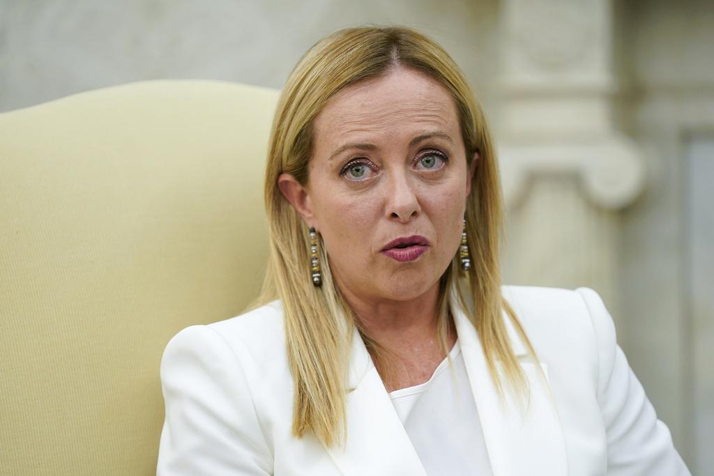 報道指梅洛尼政府已發出不續簽一帶一路的明確訊號。(美聯社)