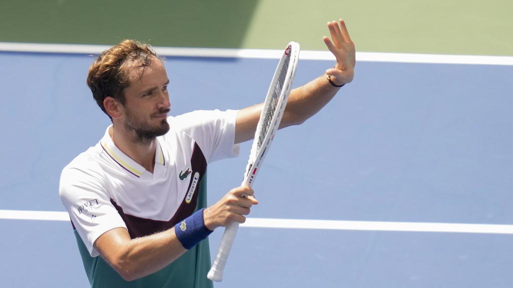 梅韋迪夫在男單首圈晉級。(美聯社)