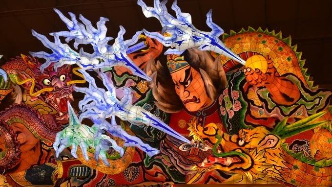 日本東北三大祭典的青森睡魔祭。(網上圖片)