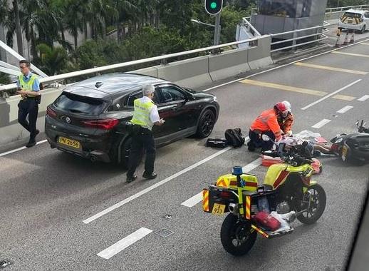 易通行｜灣仔繞道車禍　西隧首個工作日一度間歇全線封閉 