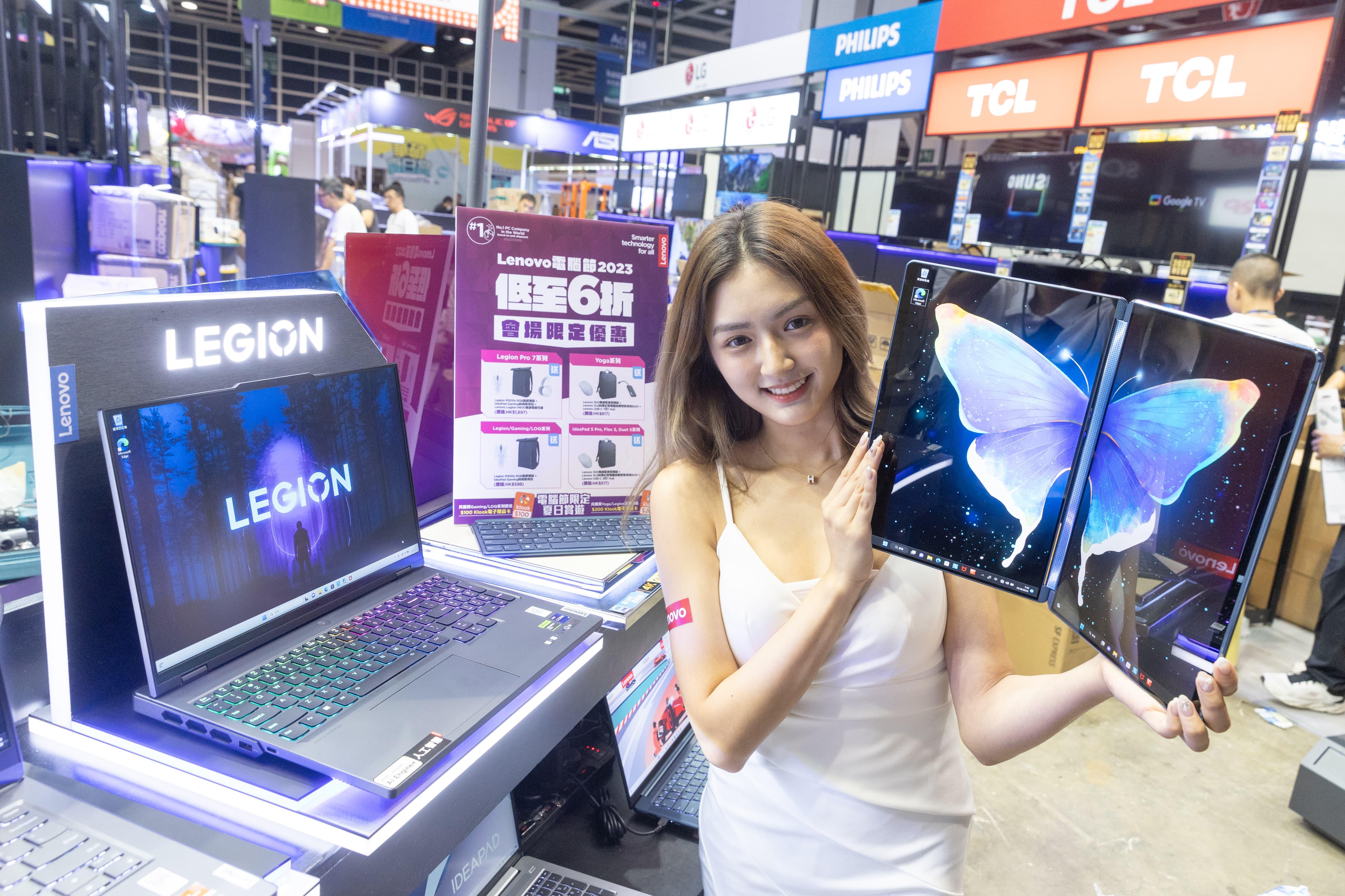 電腦節2023｜電腦節8.25開鑼 場內商品最低至一折 參展商對人流感信心(蘇文傑攝)