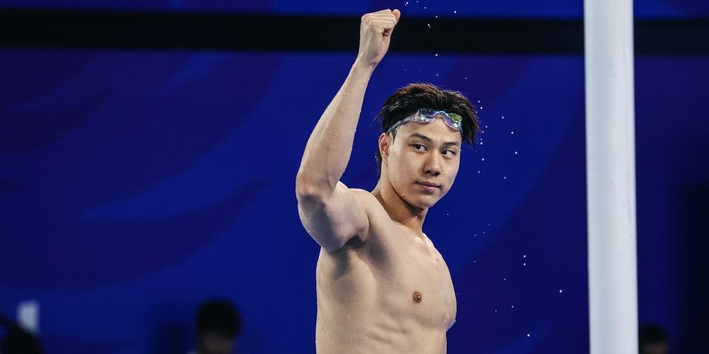 世界「新蛙王」 覃海洋。