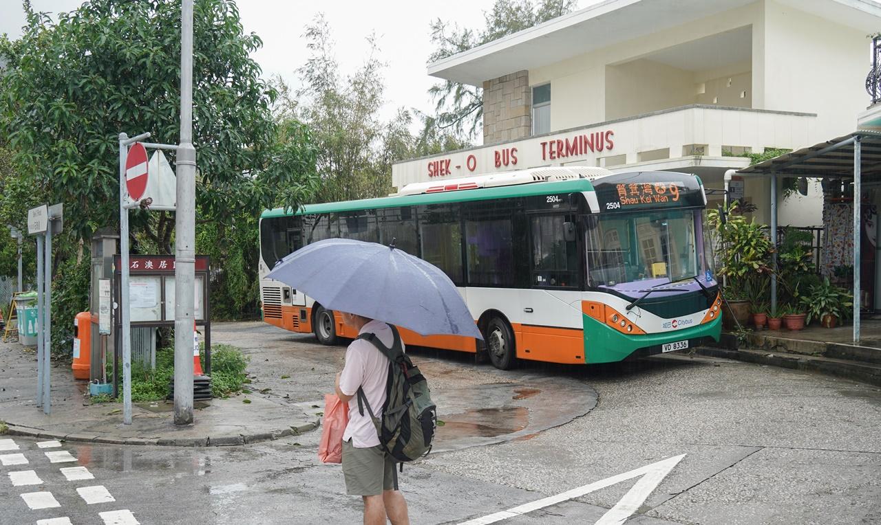 石澳道重開，城巴9號線恢復行駛。(資料圖片)