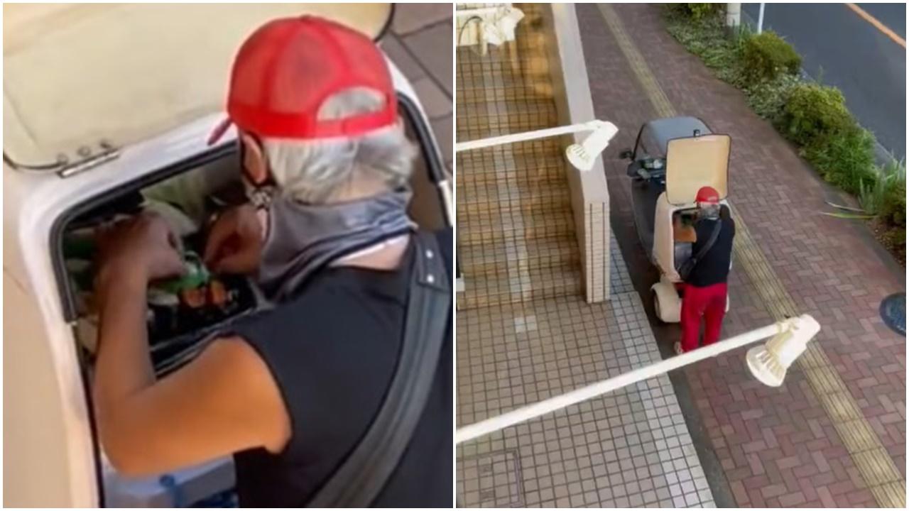 日本外賣員徒手幫壽司排列，網民：很有責任感。(X)